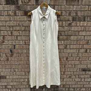 Coldwater Creek Tan Sleeveless Midi